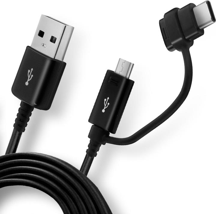 Produktbild Samsung EP-DG950DBE Micro-USB / USB-C Kabel (1.50 m, USB 3.2 Gen 1)