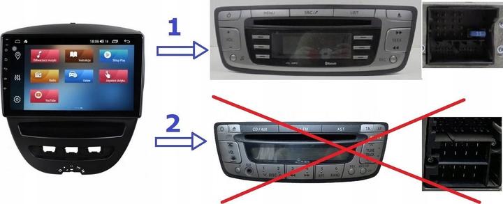 Immagine prodotto No Name RADIO NAVIGAZIONE GPS CITROEN C1 2005-2014 ANDROID (9")