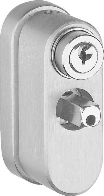 Produktbild Glutz Fenstergriff 5038/5617A abschliessbar Ø22mm 135x95,4mm (Türgriff)