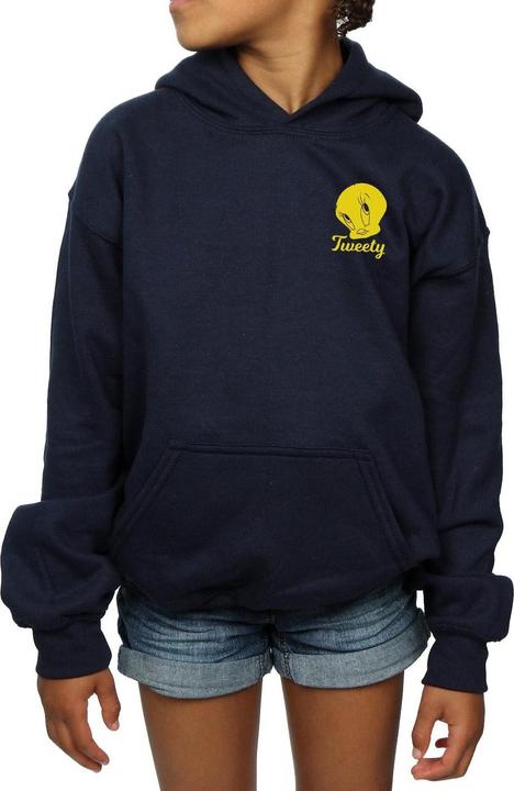 Actual product image Looney Tunes Girls Tweety Pie Head Hoodie (152, 158)