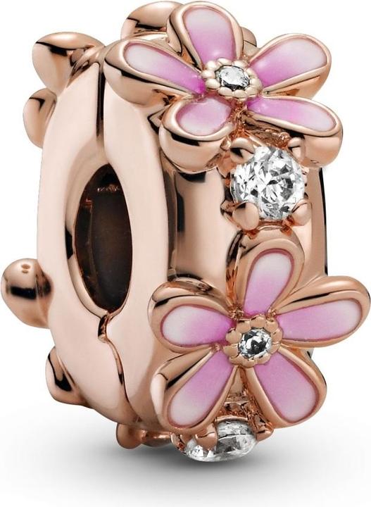 Image du produit Pandora Fleur Daisy (Métal, plaqué or rose, Émail)