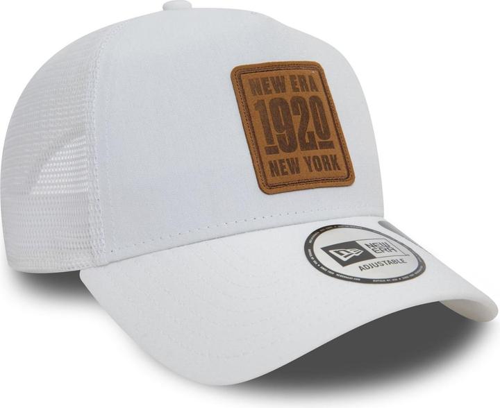 Actual product image New Era Repreve A-Frame Trucker Cap - BRAND PATCH white (One size)