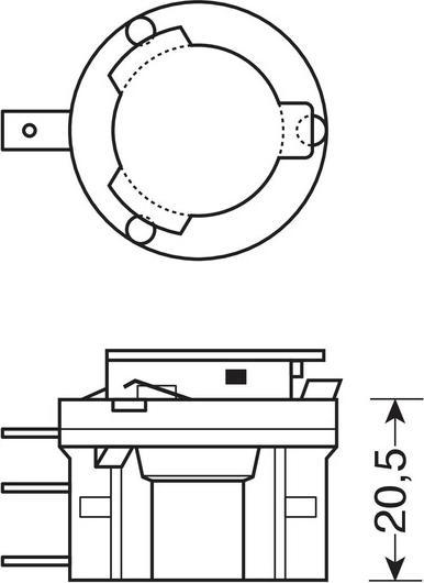 Actual product image Osram Original (H15)