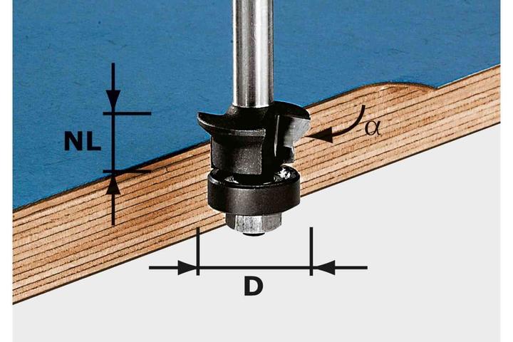 Actual product image Festool Edge beveller HW S8 D24