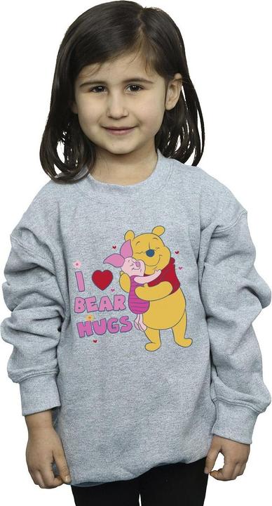 Actual product image Disney Girls Winnie The Pooh Mum Best Hugs Sweatshirt (140, 146)