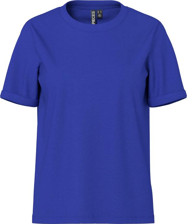 Pieces Pcria Ss Fold Up Solid Tee Jrs Noos Bc