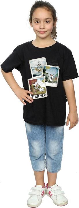 Image du produit Disney Frozen T-shirt en coton Olaf Polaroid pour filles (152, 158)