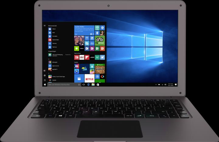 Actual product image Trekstor SurfBook W2 35.81cm 4GB 64GB Win 10 (14.10", Intel Atom x5-Z8300, 4 GB, 64 GB, DE)