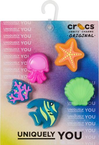 Actual product image Crocs Jibbitz- LightsUnderSea/5 Pack (One size)
