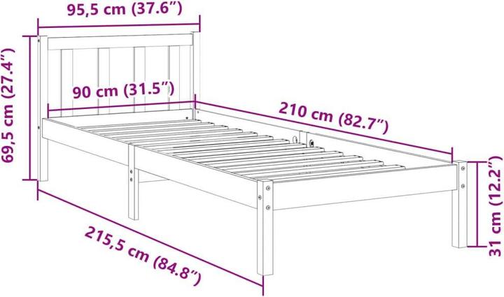 Image du produit VidaXL Aydan (90 x 210 cm)