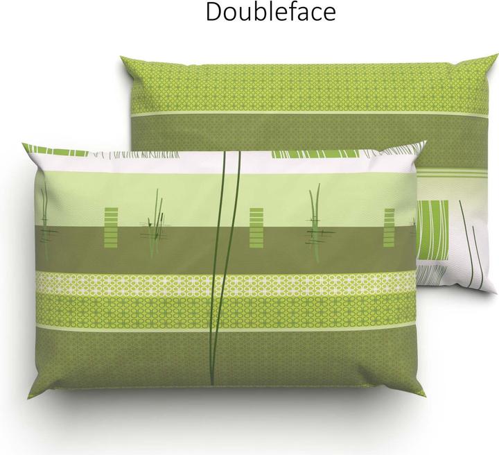 Actual product image Lotus Bettwaren Bed linen jersey Amalfi green (Pillowcase, 65 x 100 cm)