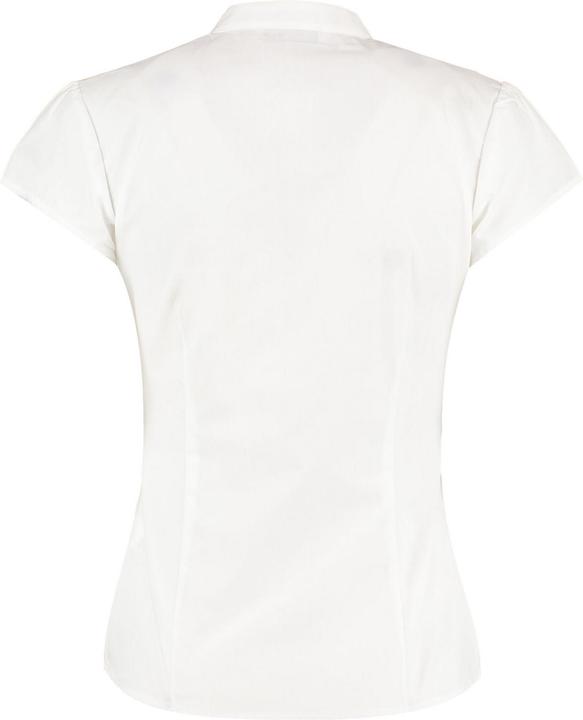 Actual product image Kustom Kit Womens/Ladies Continental V Neck Capped Sleeved Blouse (46 D)