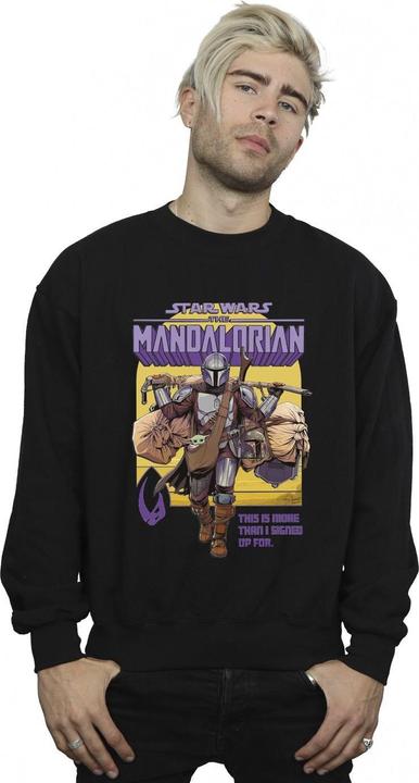 Image du produit Star Wars - Sweat THE MANDALORIAN MORE THAN SIGNED UP FOR - Homme (M)