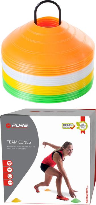 Actual product image Pure Set of 20 marker cones.