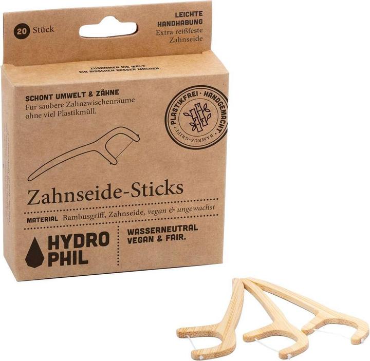 Hydrophil Bambus Zahnseidesticks (0.80 m)