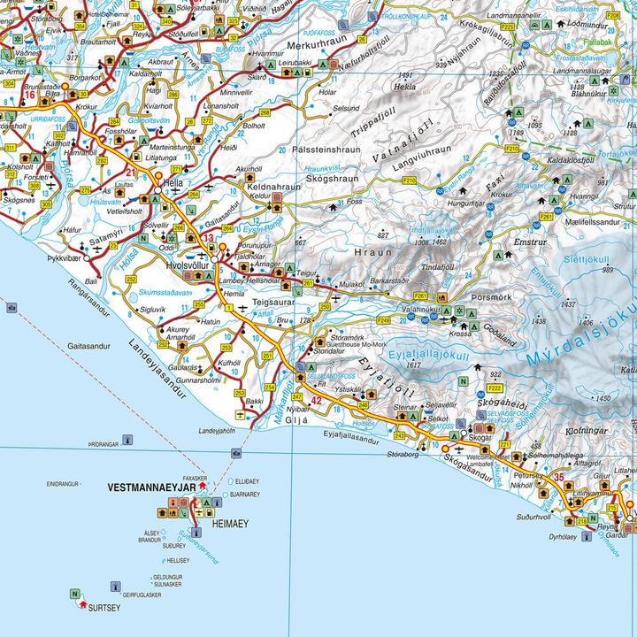 Immagine prodotto Islanda, Carta stradale 1:400.000, freytag & berndt