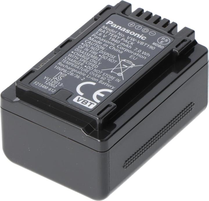 Image du produit Panasonic Vw-Vbt190e-K (Batterie)