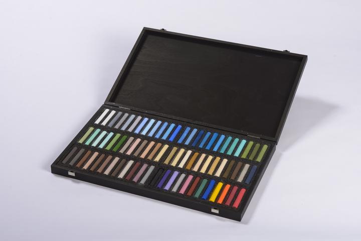 Actual product image BlockX Coffret bois 72 Pastels - Paysage - Jaune de nickel (Marine, 32 x)