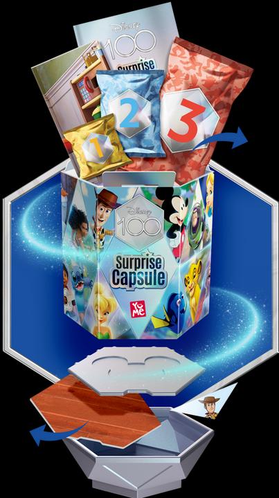 Immagine prodotto YuMe Figura Disney 100 Capsule Suprise Serie 1 assortite