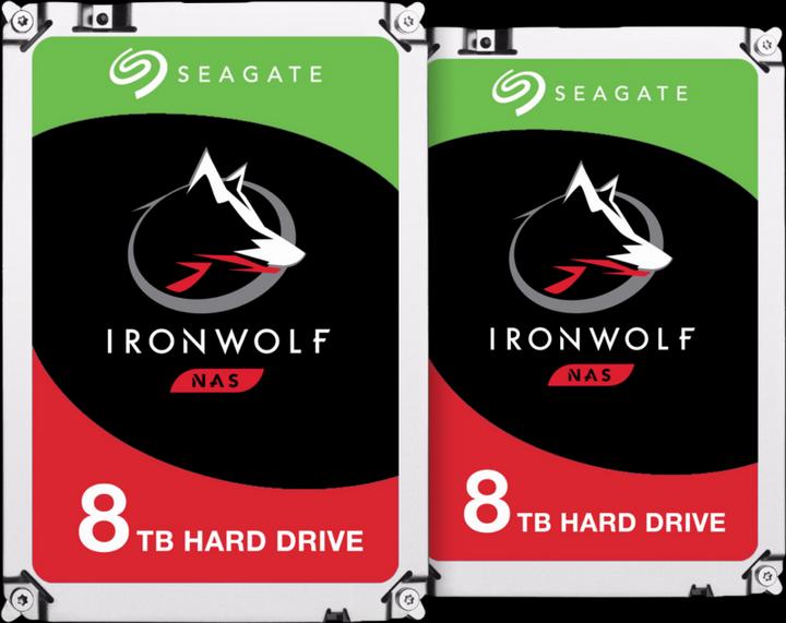 Produktbild Seagate Ironwolf 8tb - Duo Pack (8 TB, 3.5")