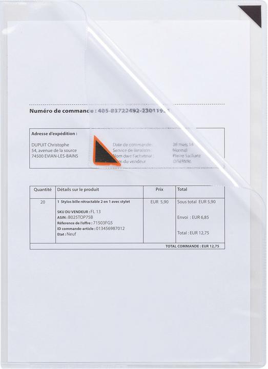 Produktbild Tarifold Selbstklebetaschen Kang (A4, 5 x)