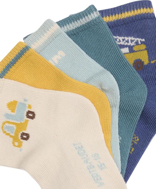 Immagine prodotto Vertbaudet 5er-Pack Baby Socken mit Fahrzeugen (Confezione da 5 pezzi, 18)