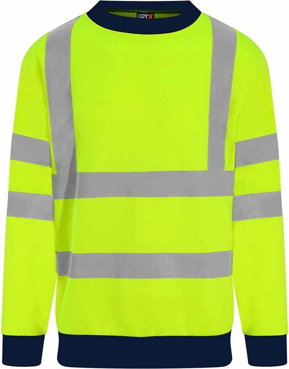 Actual product image Pro RTX Sweatshirt with high visibility Safety (5XL)