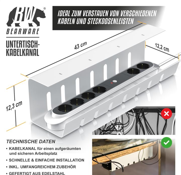 Produktbild Bearware Kabelkanal (Kabelkanal, 43 cm)
