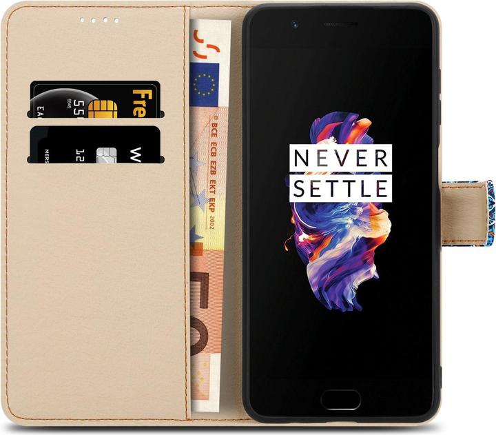 Produktbild Cadorabo Book Hülle mit Print für OnePlus 5 (OnePlus 5)