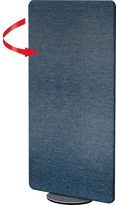 Produktbild Kerkmann Stellwand, drehbar, HxBxT 1700x800x400 mm, blau (80 x 170 cm)