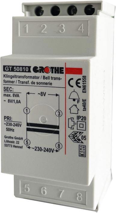 Actual product image Heidemann Bell transformer 8V 1A