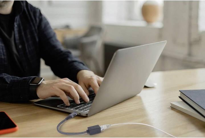 Actual product image Renkforce USB-C® / RJ45 Netzwerk Adapter CAT 6 (1x USB-C® Stecker - 1x RJ45-Buch (USB-C 3.2 Gen 1)