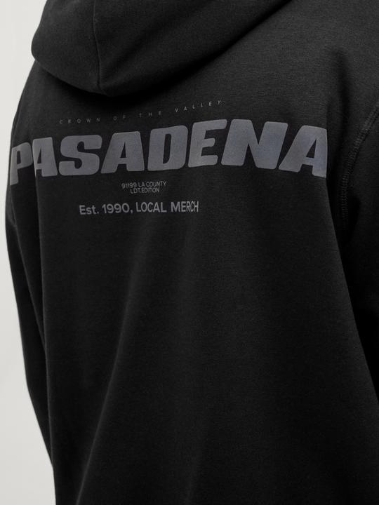Actual product image Jack & Jones Jcointerlude Tonal Back Print Sweat Hood (M)