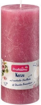 Actual product image dm Profissimo Candle rustic 160/68 berry (1 pcs.)