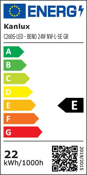 Energy Label Kanlux LED ceiling light (1920 lm)