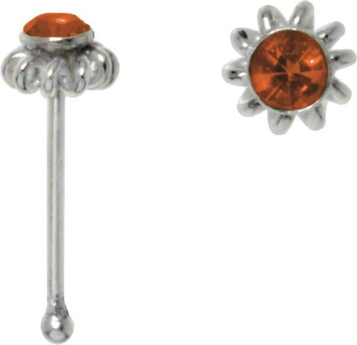 Actual product image Bijouteria Nose piercing (Crystal, Silver 925)
