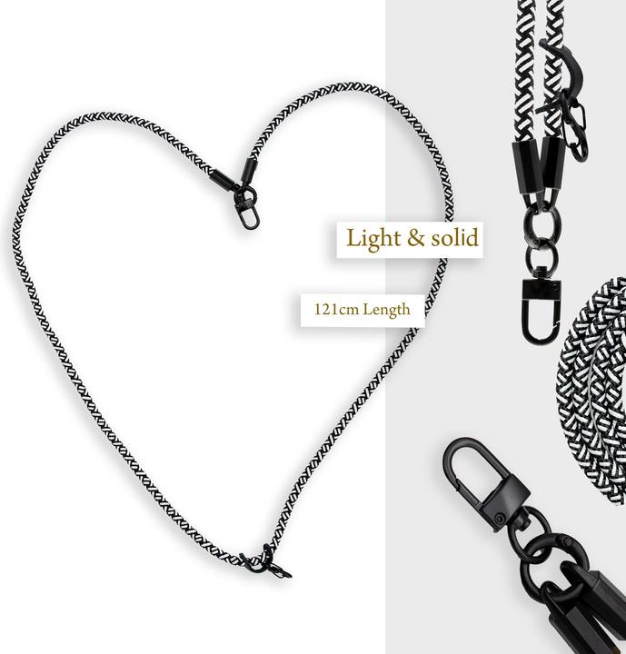 Produktbild Cadorabo Handykette für WIKO VIEW MAX Necklace Hülle mit verstellbarem Kordelband