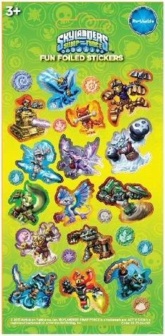 Actual product image Skylanders SwapForce Characters Stickers