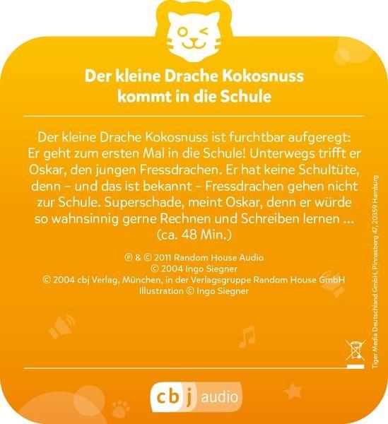 Image du produit Tigermedia Tigercard Le petit dragon coco vient à l'école (Allemand)