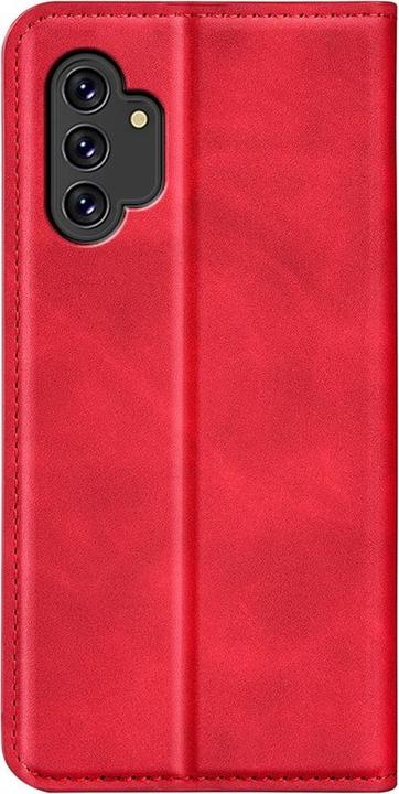 Produktbild Cover-Discount Galaxy A13 4G - Seidige Stand Flip Case Hülle rot (Samsung Galaxy A13)