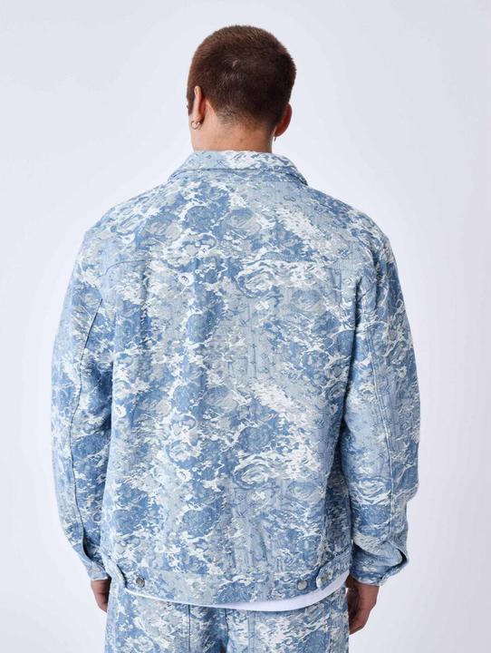 Produktbild Project X Paris Jeansjacke mit abstraktem Muster (XXL)