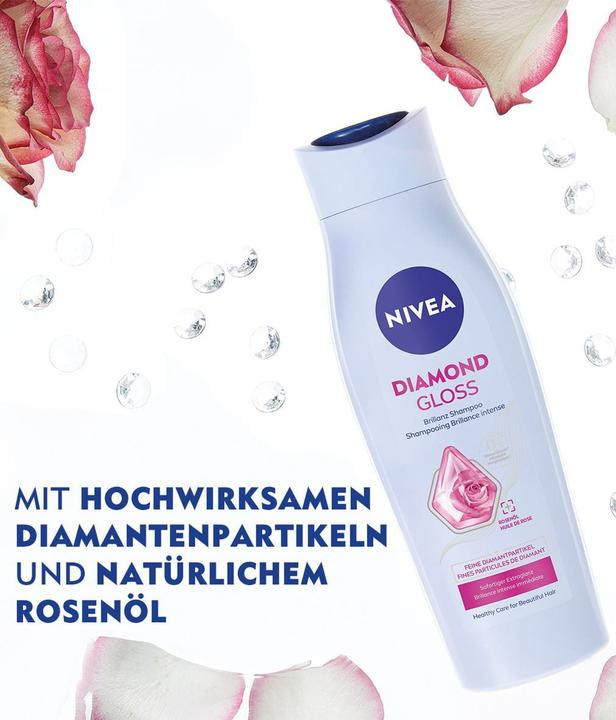 Immagine prodotto NIVEA Diamond Gloss Shampoo Fl 250 ml (250 ml, Shampoo liquido)