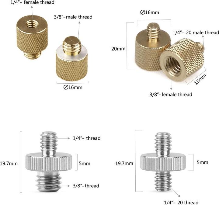 Actual product image SmallRig Screw Pack (8pcs) 1074
