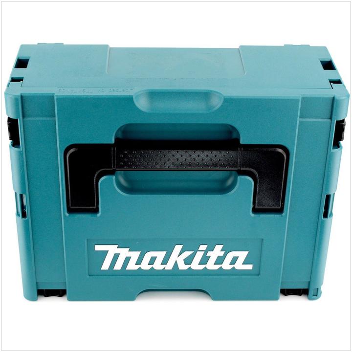 Produktbild Makita DBO 180 SAJ Akku Exzenterschleifer 18 V 125 mm + 2x Akku 2,0 Ah + Ladegerät + Makpac (Exzenterschleifer)