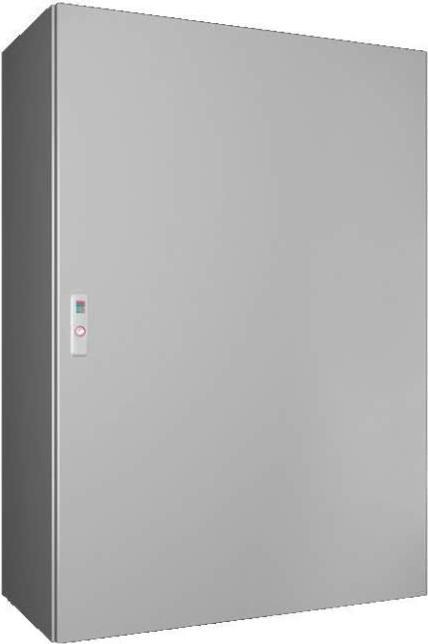 Actual product image Rittal AX 1281.000 Switch cabinet 800 x 1200 x 400 sheet steel light grey (RAL 7035) 1pce.