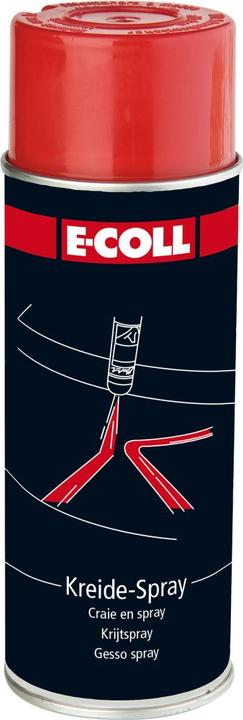 E-coll Chalk spray 400ml red (Red, 0.40 l)