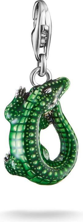 Actual product image Thomas Sabo Charm-Anhänger Krokodil Silber (Silver 925, Enamel)
