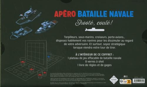 Actual product image Apéro bataille navale : shooté coulé! (Board game, French)