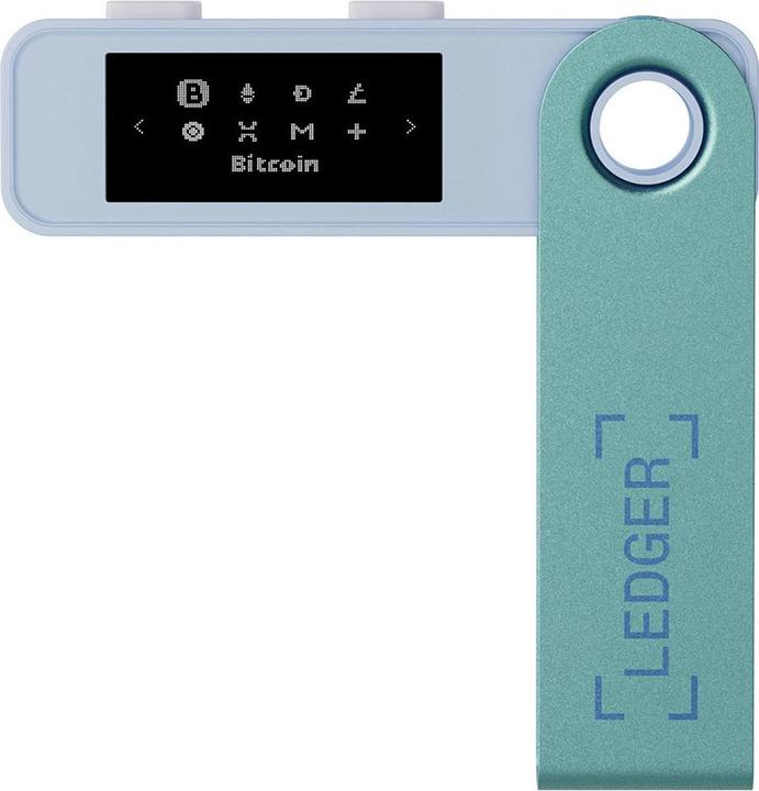 Immagine prodotto Ledger Nano S Plus - Verde pastello (Litecoin, Bitcoin, Cardano, Ether, Dogecoin, TRON, Ethereum Classic, Monero, Ripple, Bitcoin Cash, Stellar)