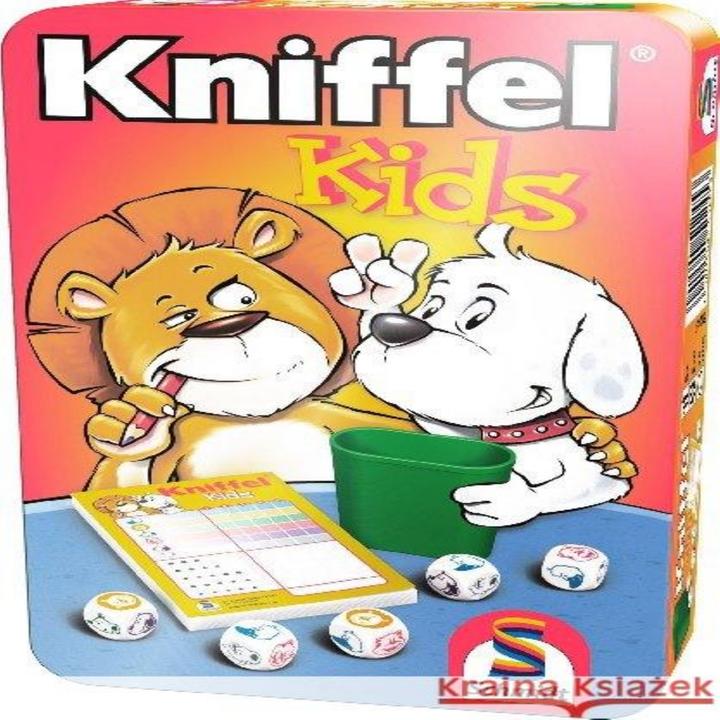 Immagine prodotto Schmidt Spiele Yahtzee per bambini in metallo (Tedesco, Francese, Italiano)